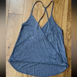Abercrombie and Fitch Blue Surplice Tank Top Size XS